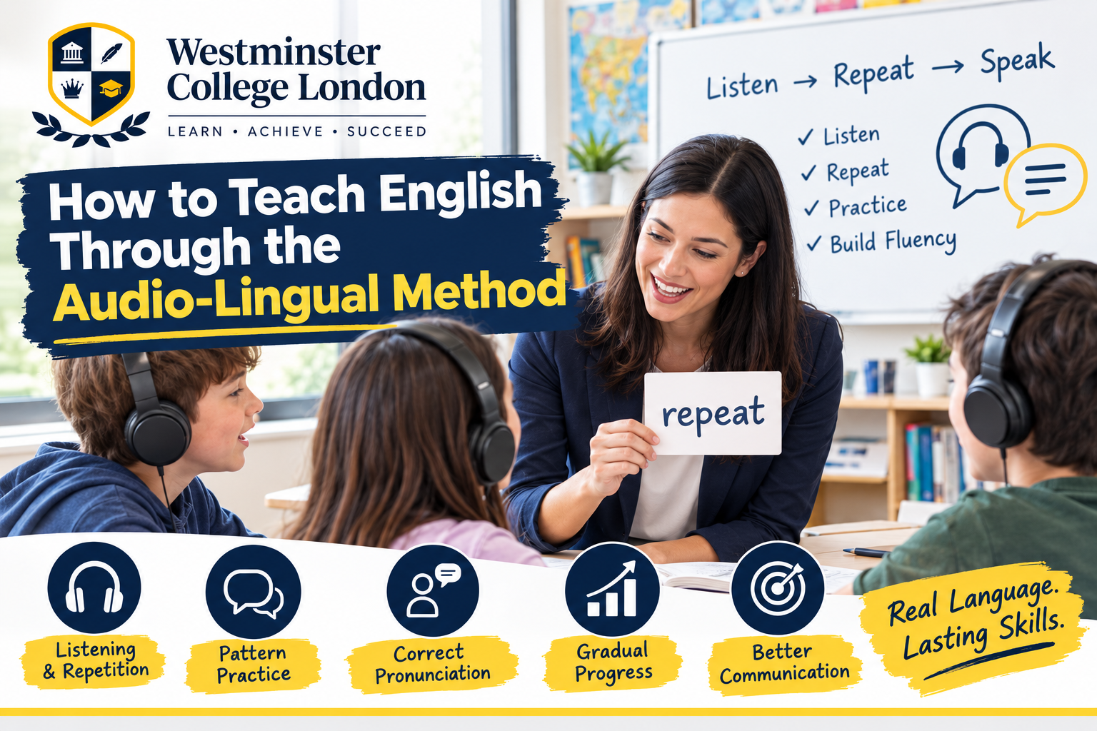 How to Teach English Through the Audio-Lingual Method