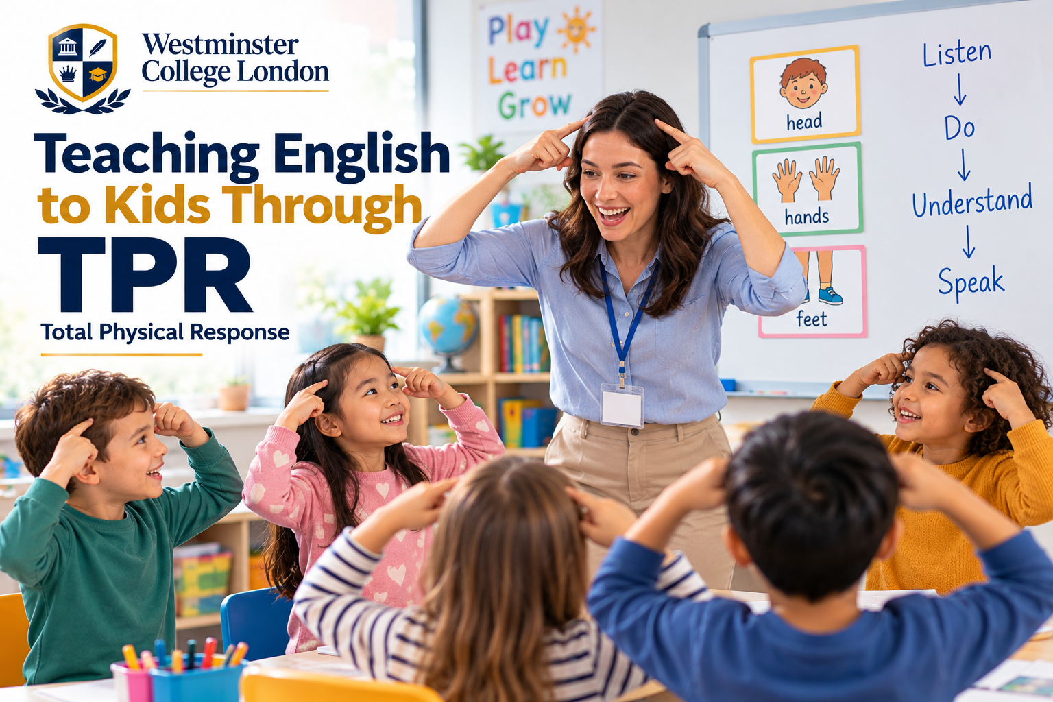 Teaching English to Kids Through Total Physical Response (TPR): Practical Strategies, Activities, and Lesson Plans